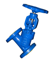 Y Type Cast Steel Globe Valve PN100